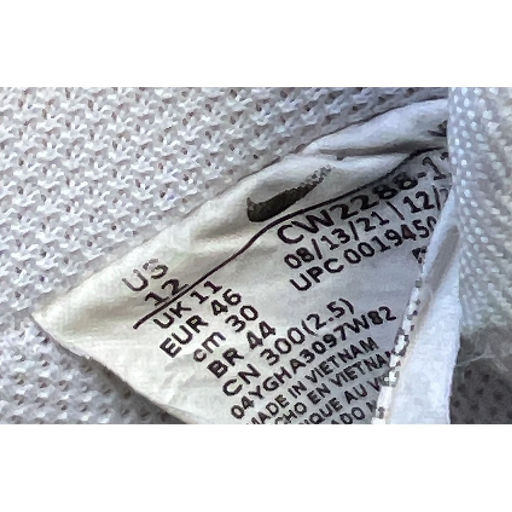 Nike Shoes Men Size 12 Air Force 1 Low White Sneakers Leather Low - Picture 9 of 13